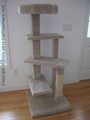 Cat Tree Plans - Make Your Own Cat Furniture DIY - Cat 