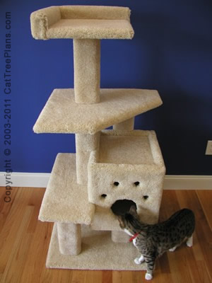 Cat Tree Instructions Plans 4 Detail 1 cat furniture