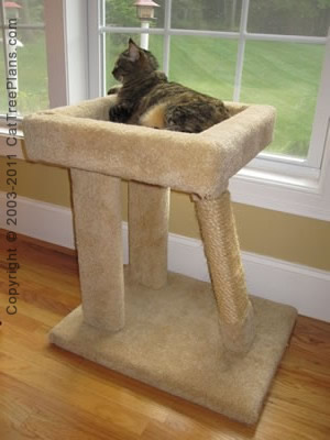 cat tree plan Cat Window Bed Plans Plan 9 Detail 1