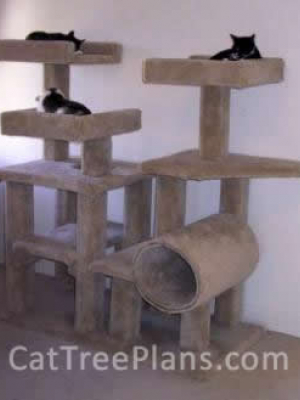 how to make a cat tree Cat Tree Plans Customer 001