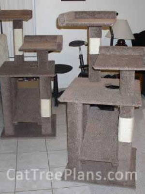 how to make a cat tree Cat Tree Plans Customer 007