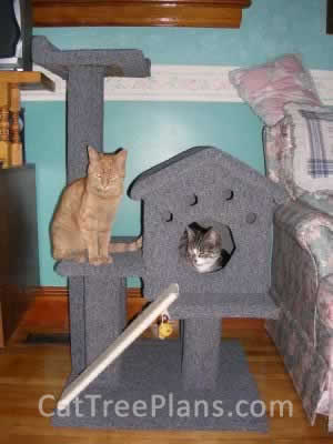 how to make a cat tree Cat Tree Plans Customer 026