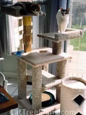 how to make a cat tree Cat Tree Plans Customer 032