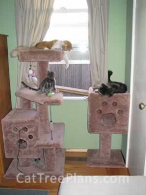 how to make a cat tree Cat Tree Plans Customer 033