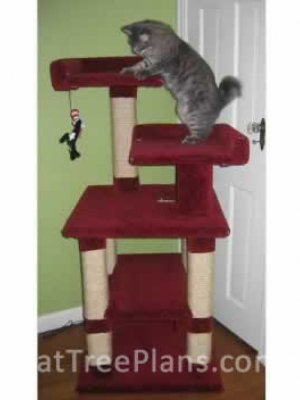 how to make a cat tree Cat Tree Plans Customer 042