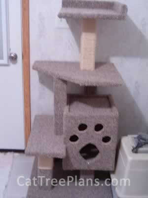 how to make a cat tree Cat Tree Plans Customer 043