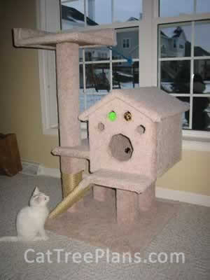 how to make a cat tree Cat Tree Plans Customer 046