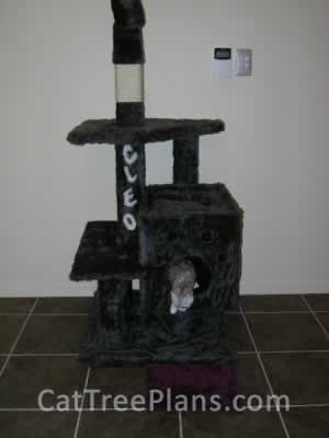 how to make a cat tree Cat Tree Plans Customer 047