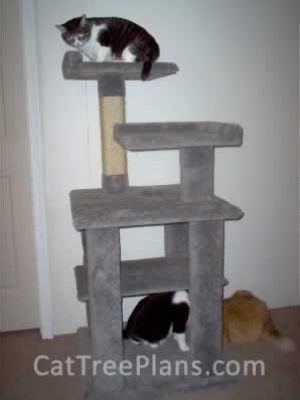 how to make a cat tree Cat Tree Plans Customer 053