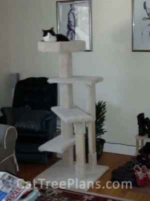 how to make a cat tree Cat Tree Plans Customer 060