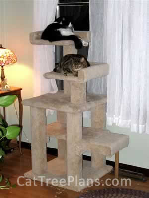 how to make a cat tree Cat Tree Plans Customer 065