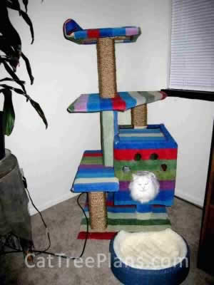 how to make a cat tree Cat Tree Plans Customer 066