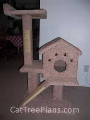 how to make a cat tree Cat Tree Plans Customer 070