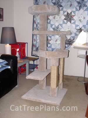 how to make a cat tree Cat Tree Plans Customer 078