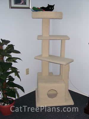 how to make a cat tree Cat Tree Plans Customer 089