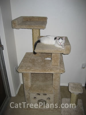 how to make a cat tree Cat Tree Plans Customer 091