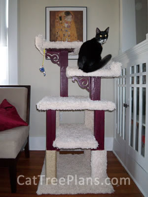 how to make a cat tree Cat Tree Plans Customer 093