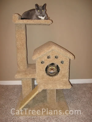 how to make a cat tree Cat Tree Plans Customer 094
