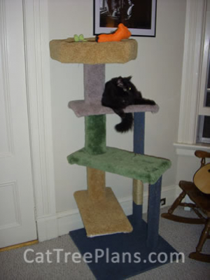 how to make a cat tree Cat Tree Plans Customer 099