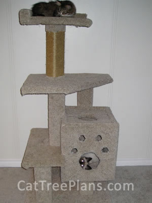 how to make a cat tree Cat Tree Plans Customer 103