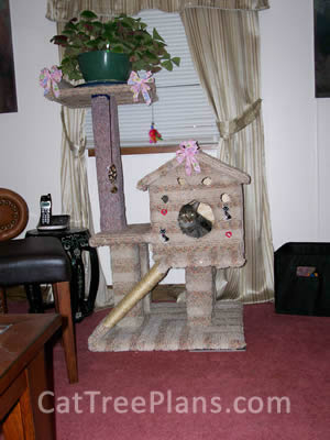 how to make a cat tree Cat Tree Plans Customer 107