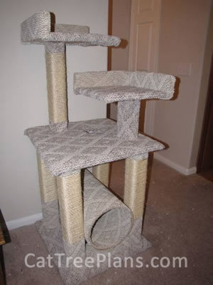 how to make a cat tree Cat Tree Plans Customer 110