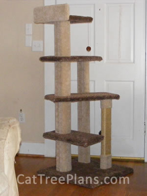 how to make a cat tree Cat Tree Plans Customer 133