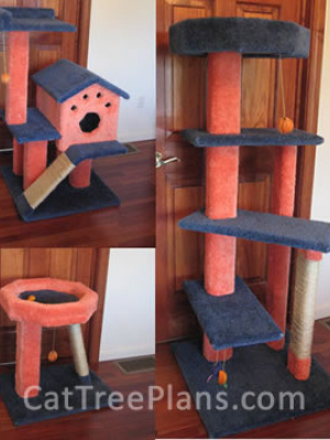 how to make a cat tree Cat Tree Plans Customer 139