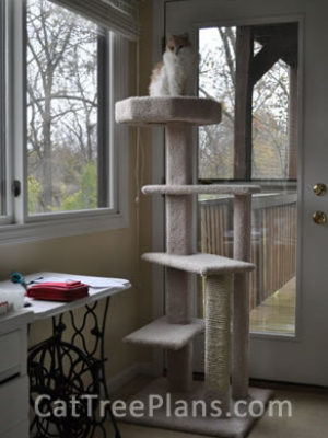 how to make a cat tree Cat Tree Plans Customer 147
